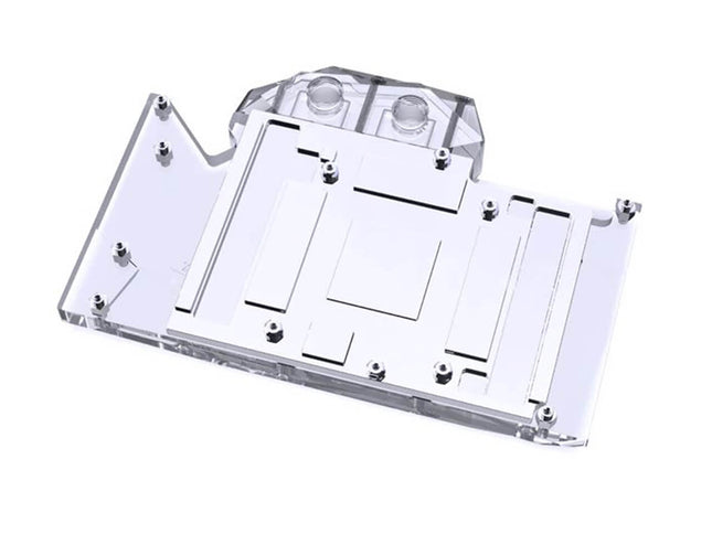 Bykski Full Coverage GPU Water Block and Backplate for RTX 3080 Founders Edition (N-RTX3080FE-X) - Clear