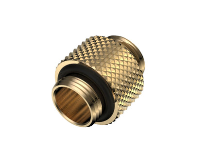 Bykski G1/4 Dual Male Extension Coupler (B-DTJ-S) - Gold