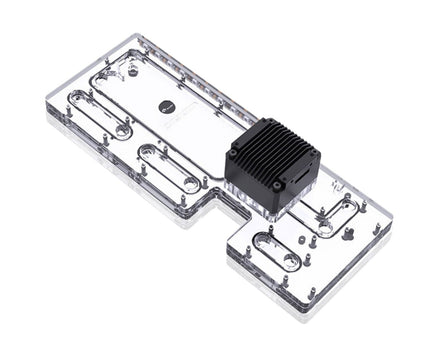 Bykski Distro Plate For InWin 905 - PMMA w/ 5v Addressable RGB(RBW) (RGV-INW-905-P-K) - DDC Pump With Armor