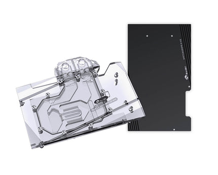 Bykski Full Coverage GPU Water Block and Backplate for nVidia Founders Edition RTX 3090 (N-RTX3090FE-X-V2) - Clear