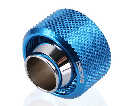 Bykski Flex 13mm ID x 19mm OD Fitting - Blue (B-FT4-TK) - Blue