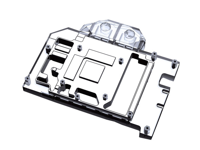 Bykski Full Coverage GPU Water Block and Backplate For Colorful iGAME GeForce RTX 4060 Ti Ultra W OC 8G (N-IG4060TIULDUO-X)