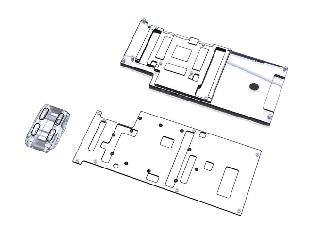 Bykski Full Coverage GPU Water Block w/ Integrated Active Backplate for EVGA RTX 3090 Kingpin (N-EV3090KP-TC)