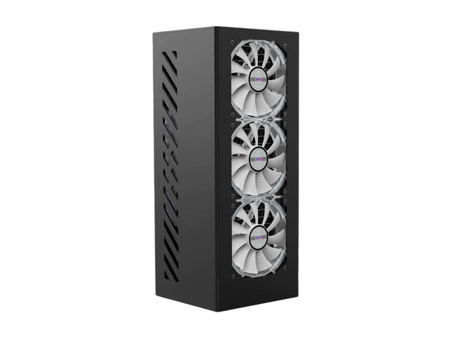 Bykski 360mm External Liquid Cooling Station, 120mm x 3, Triple Fan, Black (B-360-WCD-X)