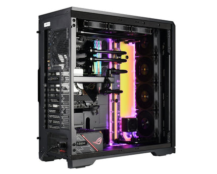 Bykski Distro Plate For PHANTEKS-620PC PMMA w/ 5v Addressable RGB(RBW) (RGV-PHA-620PC-P-K) - DDC Pump With Armor