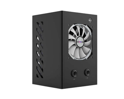 Bykski 120mm External Liquid Cooling Station, 120mm x 1, Single Fan, Black (B-120-WCD-X)