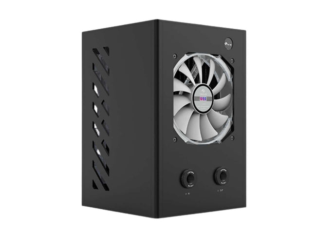 Bykski 120mm External Liquid Cooling Station, 120mm x 1, Single Fan, Black (B-120-WCD-X)