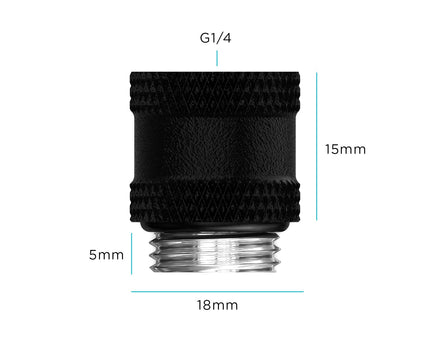 PrimoChill Male to Female G 1/4in. 15mm SX Extension Coupler - Copper