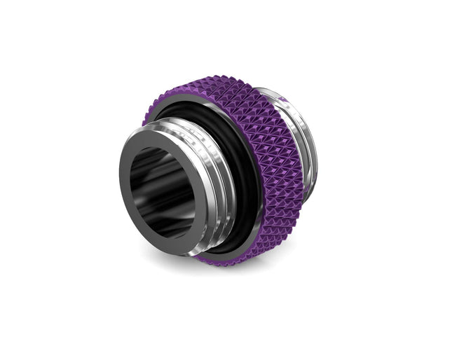 BSTOCK:PrimoChill Dual Male G 1/4in. SX Mini Extension Coupler - Candy Purple