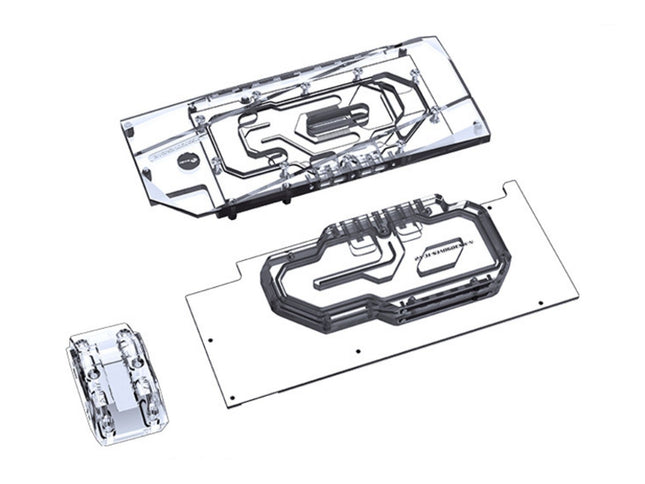 Bykski Full Coverage GPU Water Block with Integrated Backplate For MSI RTX 3090 VENTUS (N-MS3090VES-TC-V2)