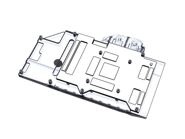 Bykski Full Coverage GPU Water Block and Backplate For ASUS ROG STRIX RTX 3070/306Ti 8G Gaming (N-AS3070STRIX-X-V2)