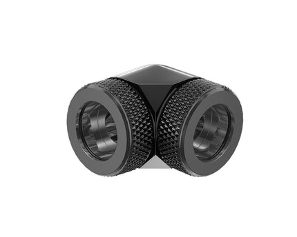 BSTOCK:PrimoChill InterConnect SX Premium 90 Degree Elbow Adapter Fitting For 16MM Rigid Tubing (FA-9016) - Satin Black