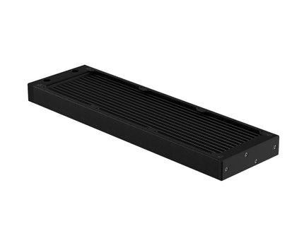 PrimoChill 360SL (30mm) EXIMO Modular Radiator, Black POM, 3x120mm, Triple Fan (R-SL-BK36) Available in 20+ Colors, Assembled in USA and Custom Watercooling Loop Ready - TX Matte Black