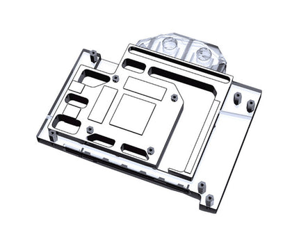 Bykski Full Coverage GPU Water Block and Backplate For MSI GeForce RTX 4060 Ti VENTUS 2X 16GB (N-MS4060TIVES-X)