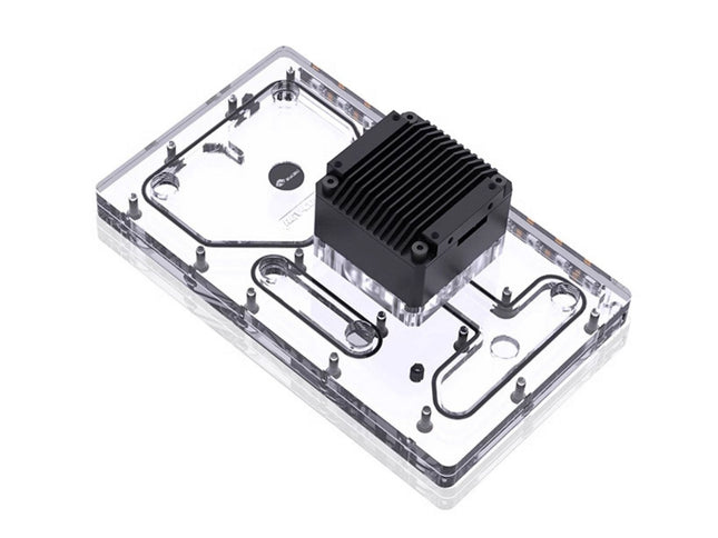 Bykski Distro Plate For CORSAIR 280X - PMMA w/ 5v Addressable RGB(RBW) (RGV-COS-280X-P-K) - DDC Pump With Armor