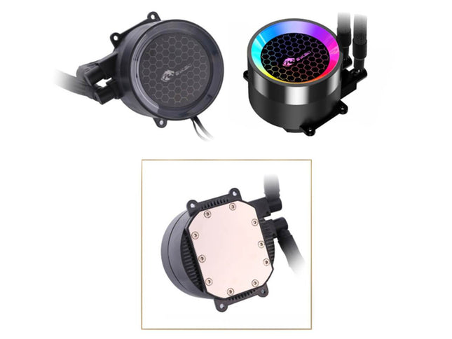 Bykski AIO Integrated Liquid CPU Cooler w/ A-RGB - 120mm (B-FRD120-RBW)