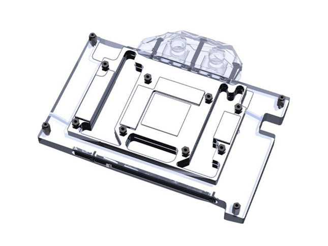 Bykski Full Coverage GPU Water Block and Backplate For iGame/ColorFire GeForce RTX 4060 Meow/Ultra W OC (N-IG4060L-X)