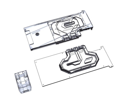 Bykski Full Coverage GPU Water Block w/ Integrated Active Backplate for EVGA RTX 3090 Kingpin (N-EV3090KP-TC)