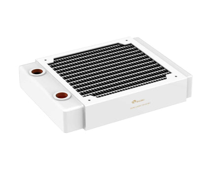 Bykski 120mm x 30mm RC Series Radiator, 120mm x 1, Single Fan (CR-RD120RC-TN-V2) - White