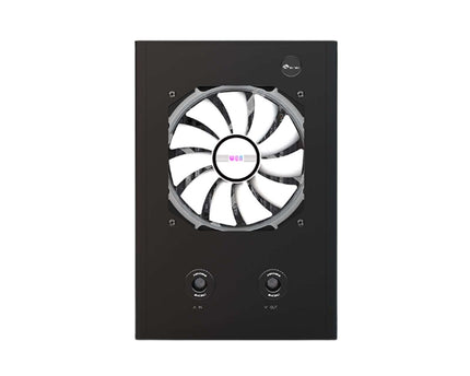 Bykski 120mm External Liquid Cooling Station, 120mm x 1, Single Fan, Black (B-120-WCD-X)