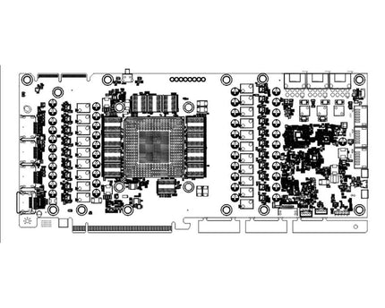 Bykski Full Coverage GPU Water Block w/ Integrated Active Backplate for Zotac RTX 3090 PGF OC (N-ST3090PGF-TC)