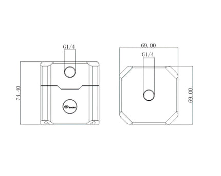 Bykski High Flow D5 Pump with PWM Control / Full Housing (B-UL-D5-X-V3)