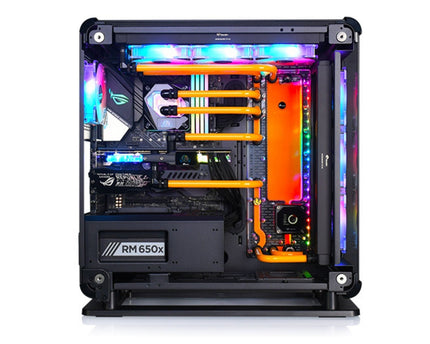 Bykski Distro Plate For Thermaltake Core P6 TG - PMMA w/ 5v Addressable RGB (RBW) (RGV-TT-P6-P-K) - DDC Pump With Armor