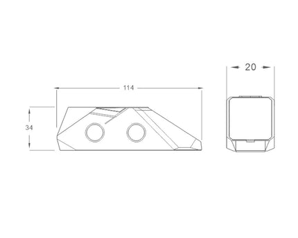 Bykski GPU Block Digital Display Module (B-VGA-SC-X) - Clear