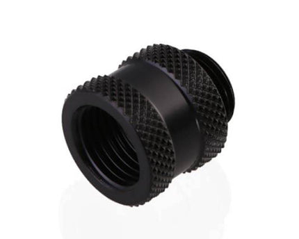 Bykski G 1/4in. Male/Female Extension Coupler - 15mm (B-EXJ-15) - Black