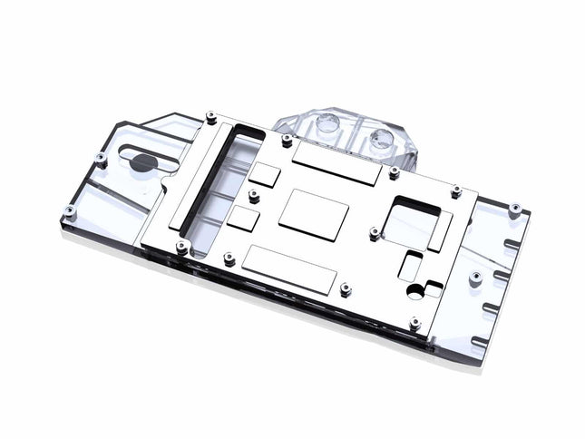 Bykski Full Coverage GPU Water Block and Backplate for POWER COLOR Radeon RX 6800 XT Fighter (A-DL6800-X)