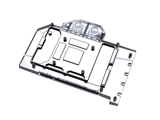 Bykski Full Coverage GPU Water Block and Backplate For ASUS Dual GeForce RTX 4060 Ti OC Edition 16GB (N-AS4060TIDUAL16G-X)