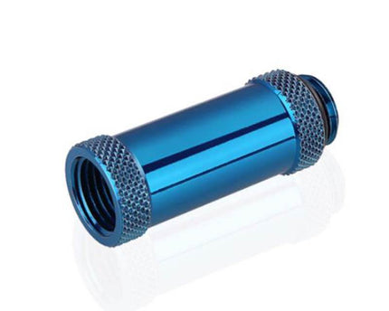 Bykski G 1/4in. Male/Female Extension Coupler - 40mm (B-EXJ-40) - Blue