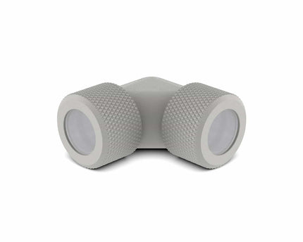 PrimoChill 14mm Rigid SX 90 Degree Fitting Set - PrimoChill - KEEPING IT COOL TX Matte Silver