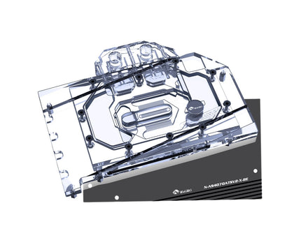 Bykski Full Coverage GPU Water Block and Backplate For ASUS ATS Geforce RTX 4070 O12G V2 Gaming  (N-AS4070ATSV2-X)