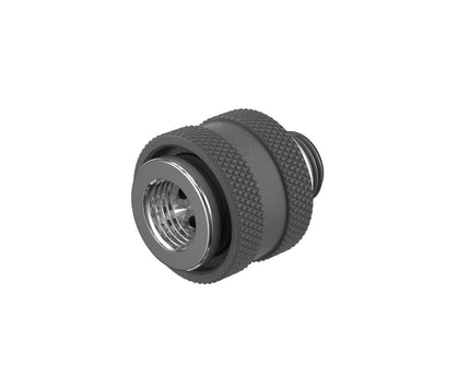 PrimoChill Male to Female G 1/4 SX Mini Pull Drain Valve - TX Matte Gun Metal