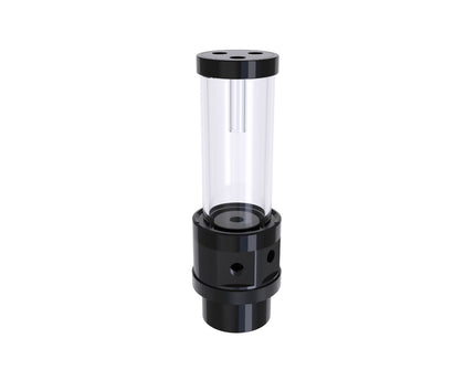 Bykski Complete D5 Pump / 150mm PMMA Reservoir Combo, Armored / POM - Black - Integrated 5V Addressable RGB (CP-NWD5-X-CT60-V3-BK)