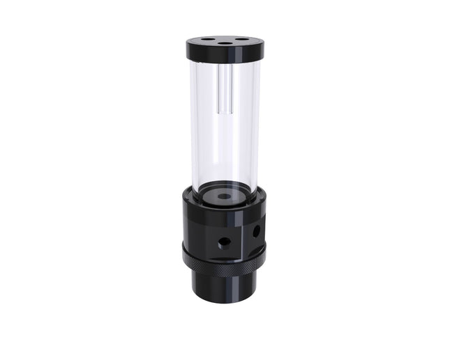 Bykski Complete D5 Pump / 150mm PMMA Reservoir Combo, Armored / POM - Black - Integrated 5V Addressable RGB (CP-NWD5-X-CT60-V3-BK)