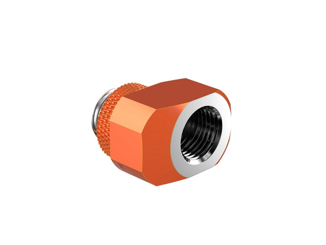 PrimoChill InterConnect SX Male to Female G 1/4in. Offset Full Rotary Fitting - Candy Copper