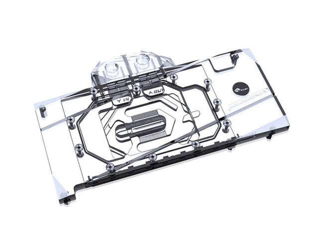 Bykski Full Coverage GPU Water Block and Backplate For ZOTAC GAMING GeForce RTX 4080 16GB Trinity OC White Edition (N-ST4080SRTNOC-X)