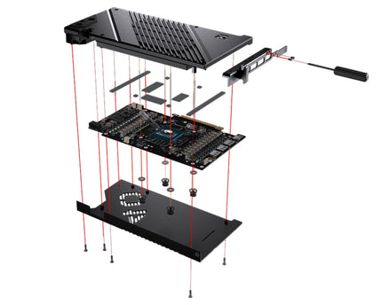 Granzon Full Armor GPU Water Block and Backplate For iGame GeForce RTX 4080 Vulcan/Neptune/Advanced OC (GBN-IG4080VXOC)