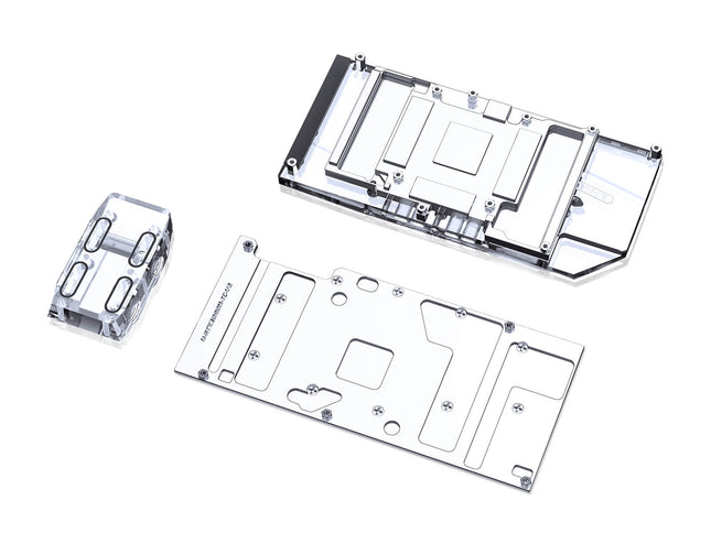 Bykski Full Coverage GPU Water Block w/ Integrated Active Backplate for AIC Reference RTX 3090 (N-RTX3090H-TC-V2)