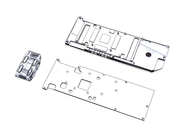 Bykski Full Coverage GPU Water Block w/ Integrated Active Backplate for MSI RTX 3090 Aero 24G  (N-MS3090AERO-TC)