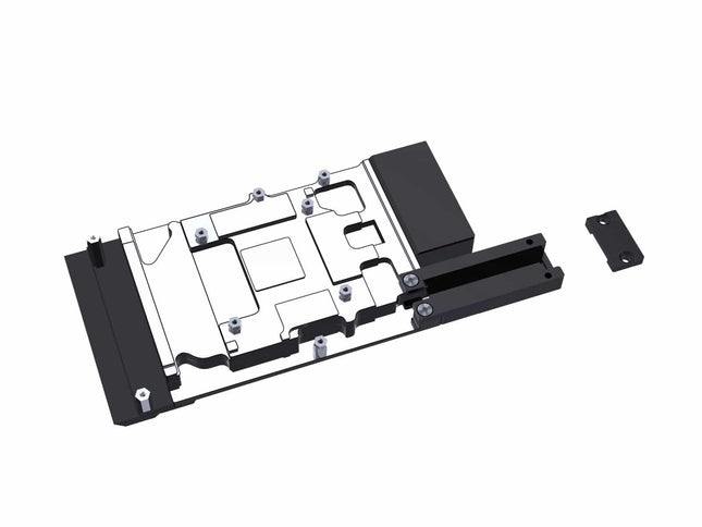 Bykski Metal/POM GPU Water Block and Backplate for Leadtek NVIDIA Quadro RTXA4000 (N-RTXA4000-X-V2)