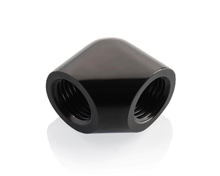 Bykski Female to Female G 1/4in. 90 Degree Extended Elbow Fitting - Black