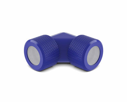 PrimoChill 14mm Rigid SX 90 Degree Fitting Set - PrimoChill - KEEPING IT COOL True Blue