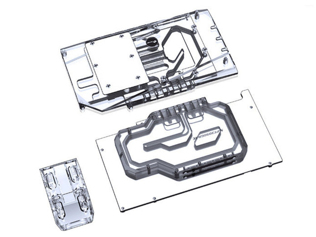 Bykski Full Coverage GPU Water Block w/ Integrated Active Backplate for Palit GeForce RTX 3090/3080Ti GameRock/OC (SELECT MODELS ONLY) (N-PT3090GR-TC)