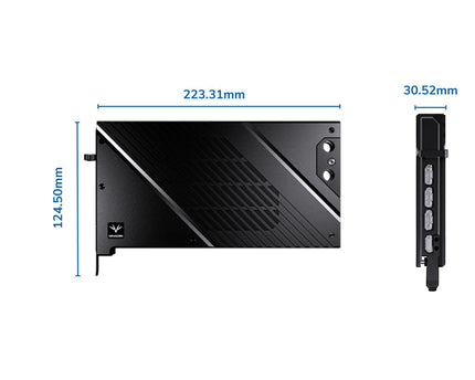 Granzon Full Armor GPU Water Block and Backplate For NVIDIA GeForce RTX 4080 AIC Reference  (GBN-RTX4080H)