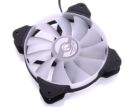 Bykski 120mm x 25mm 5V Addressable RGB(RBW) LED High Pressure Fan - 1500 RPM / 64.8 CFM (B-RBW-FN-V2)