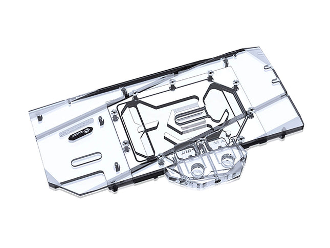 Bykski Full Coverage GPU Water Block and Backplate for ASUS TUF RX 6700 (A-AS6700TUF-X)