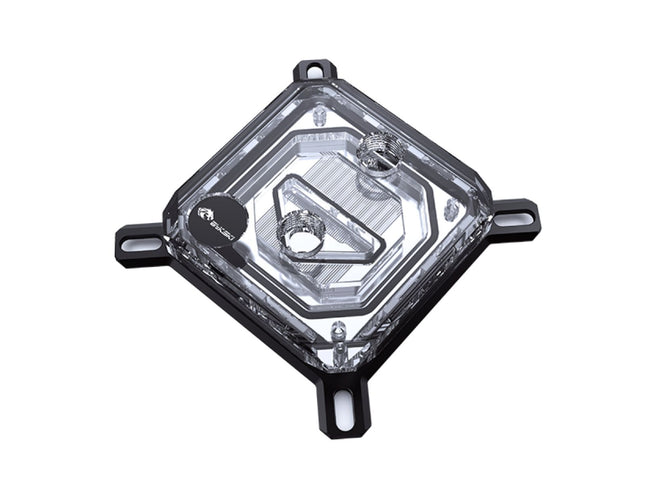 Bykski CPU-XPR-C-I High-Efficiency CPU Water Cooling Block - Featuring High Flow Optimized 0.2mm Fins - Clean Design - for Intel LGA 1200/1700 - 115x - 2011/2066 - Black